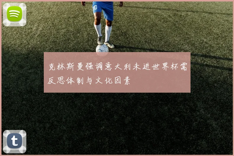 克林斯曼强调意大利未进世界杯需反思体制与文化因素